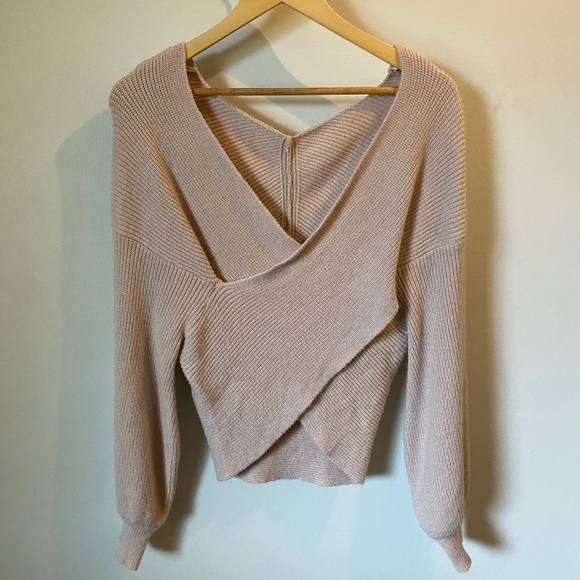 SNDYS Izzy Wrap Knit Sweater - Picture 4 of 6